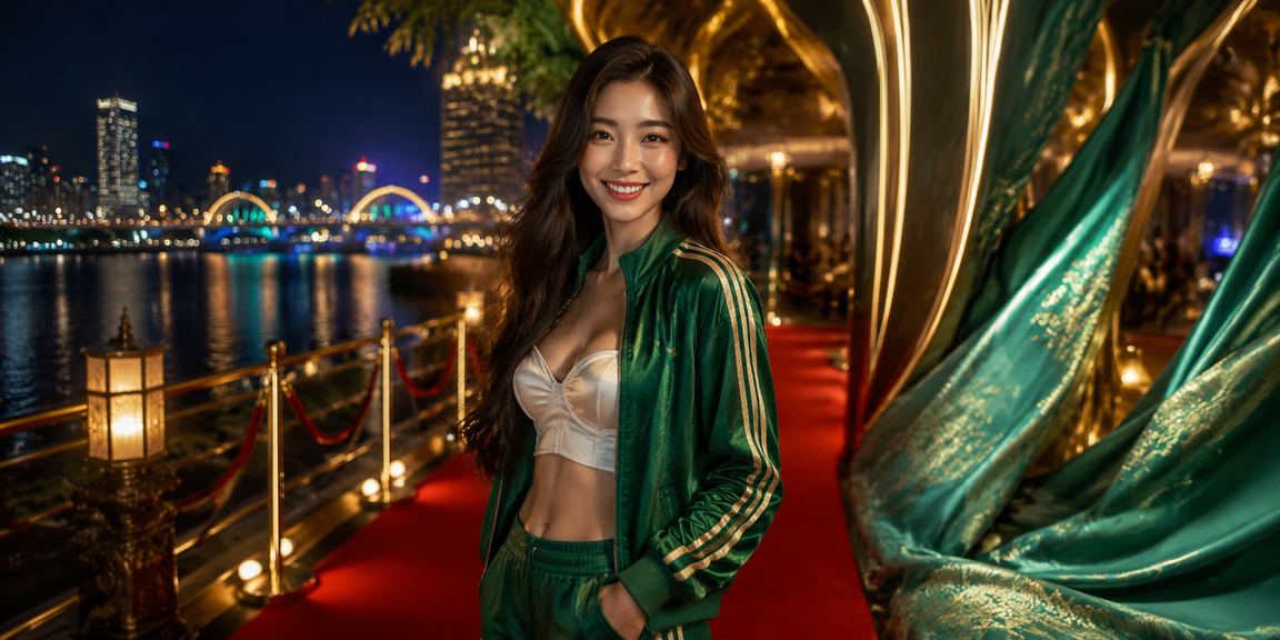 Người phụ nữ mặc áo dài tại Đà Nẵng sử dụng thiết bị di động để truy cập nền tảng giải trí